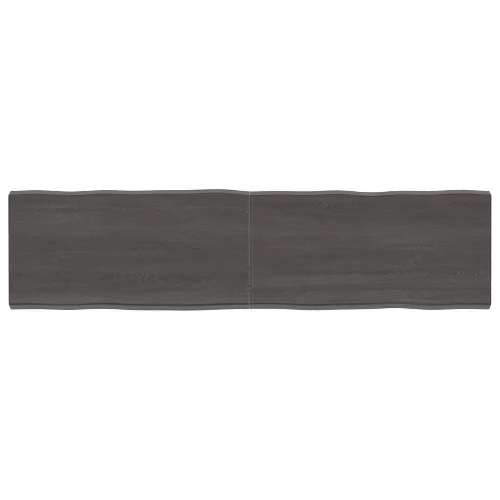 "Spring Sale"Tischplatte - elegantes Design - Schreibtischplatte - 160x40x(2-6)cm Massivholz Behandelt Baumkante NEU735275 - Tischplatten