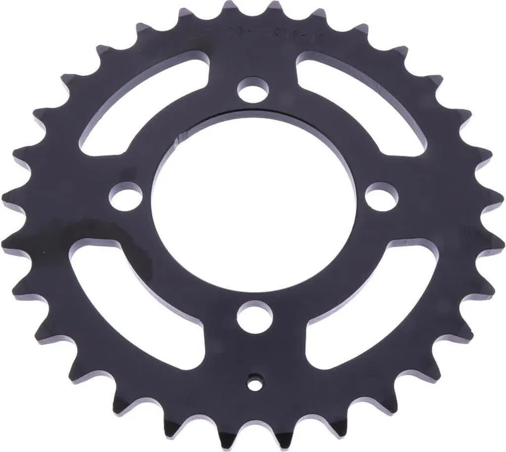 Couronne moto 30 dents pas 520 acier noir ESJOT pour kit transmission