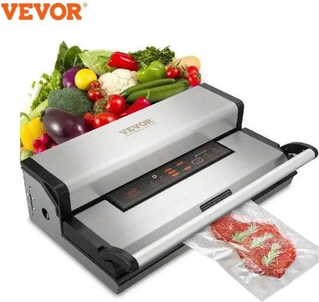 Machine sous vide industrielle en acier inox 95 kPa avec sacs inclus