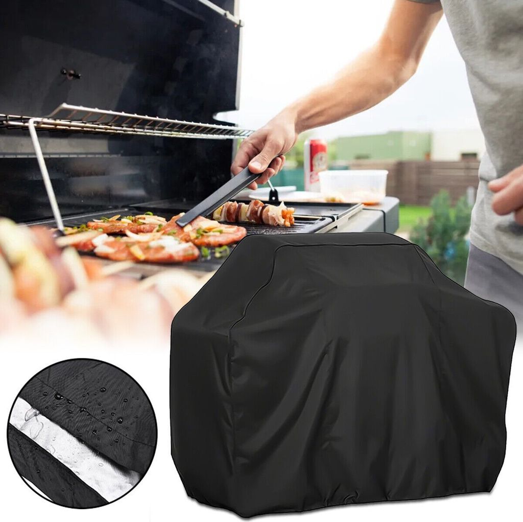 Grillabdeckung Wasserdicht - Schutzhülle Für Gasgrill L (145x61x117cm) Mit UV-Schutz