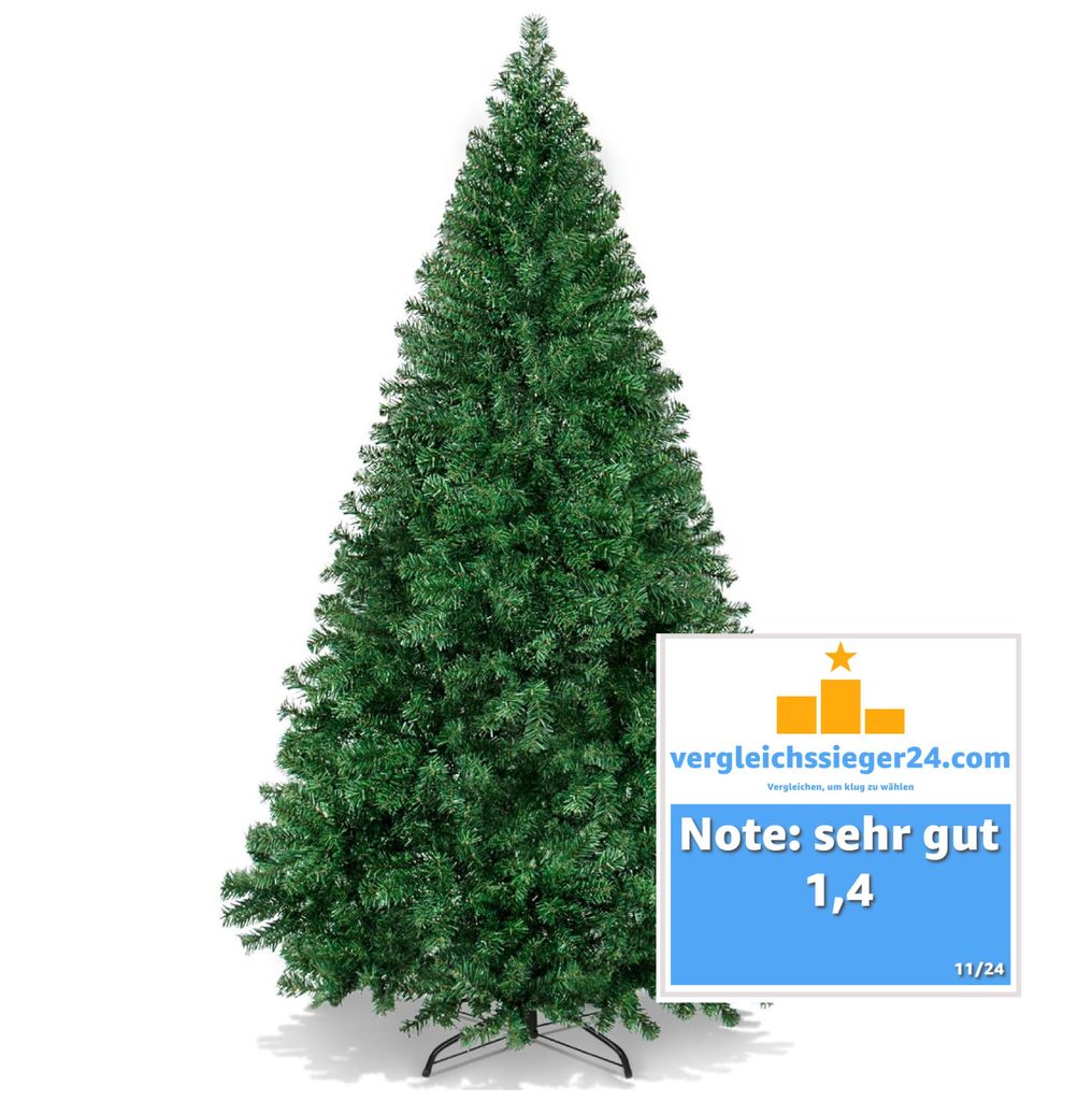 Umelá jedľa 180 cm - vianočný stromček zelený - realistická Obrázok produktu 
