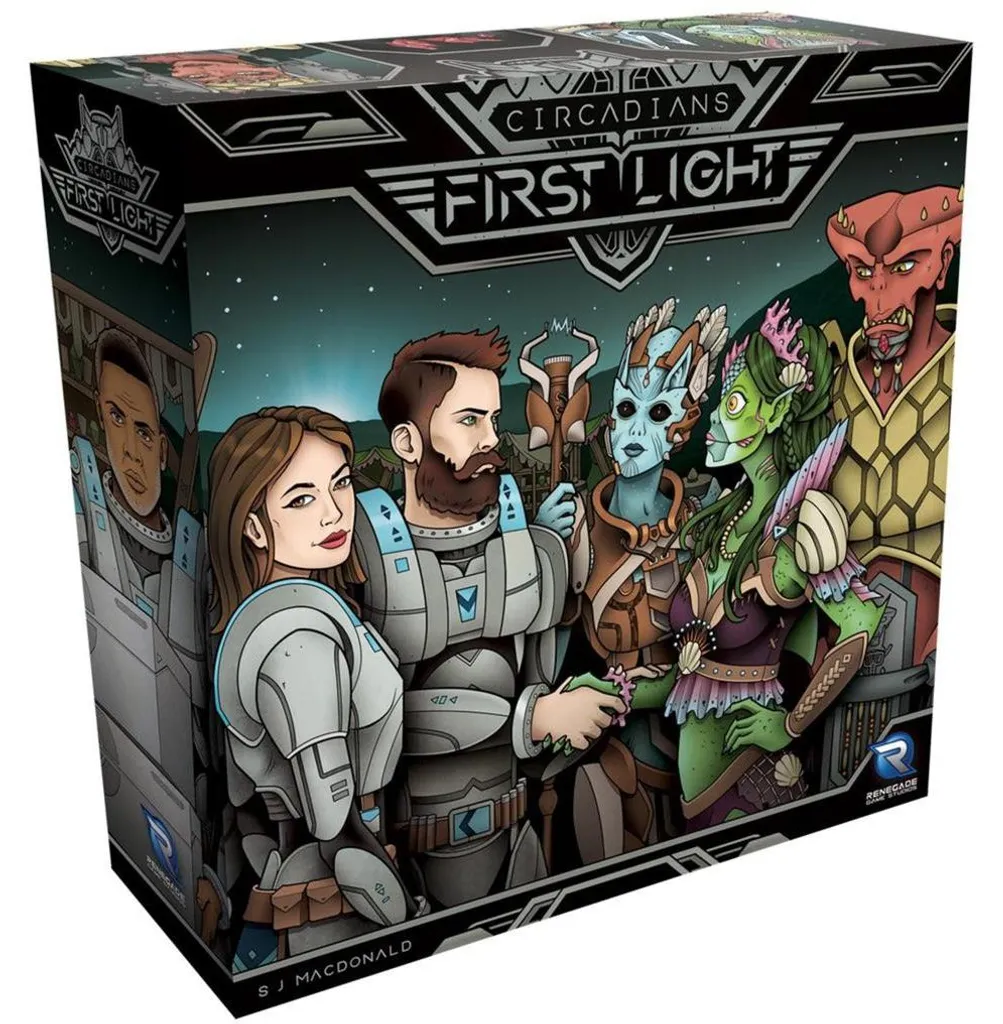 Circadians First Light Jeu de Société Brettspiel Version Anglaise