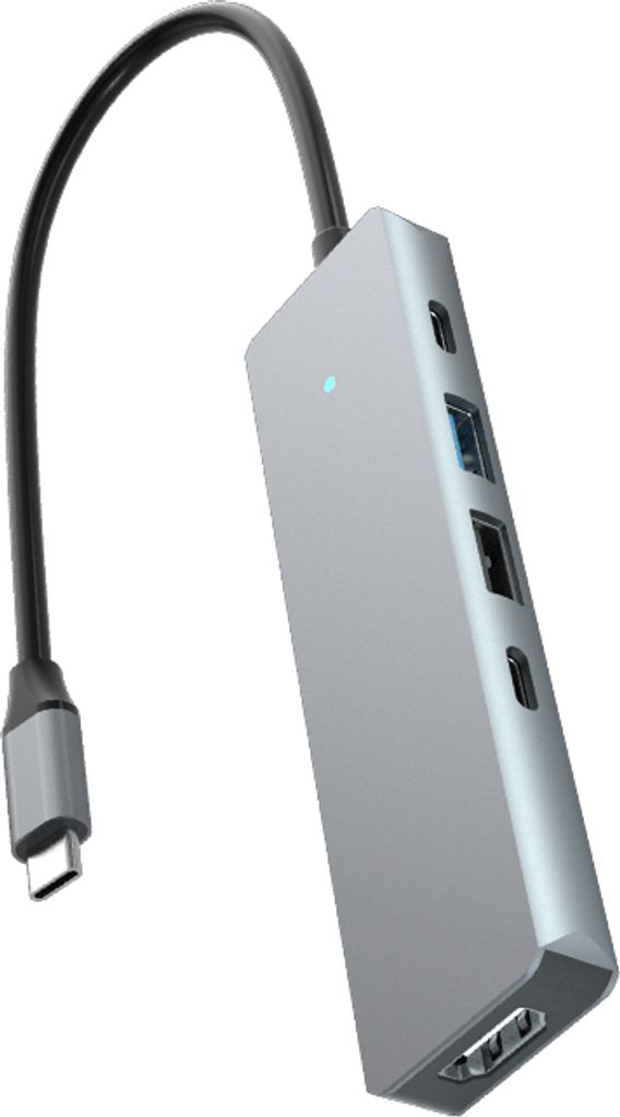 INF 9-in-1 USB-C Hub mit HDMI, PD-Ladung und SD/TF-Kartenleser