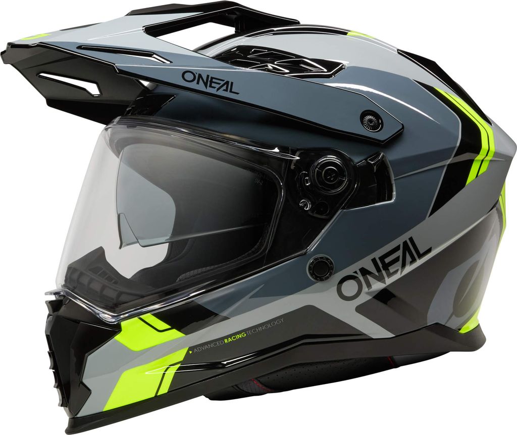 Oneal D-SRS NOMAD Enduro Helm, schwarz/grau/gelb, XL (61/62)