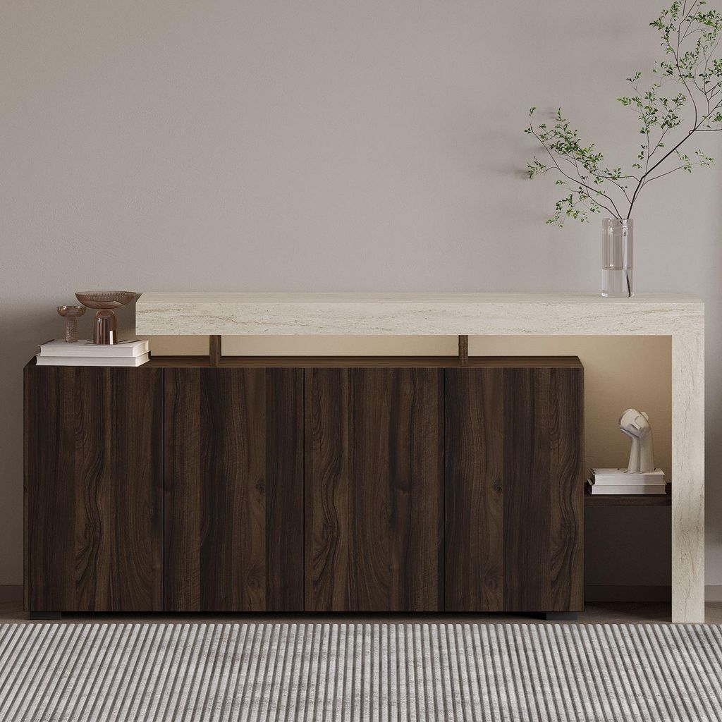 Skye Decor, Hochwertiger Konsolentisch mit LED-Beleuchtung, Produktbild 