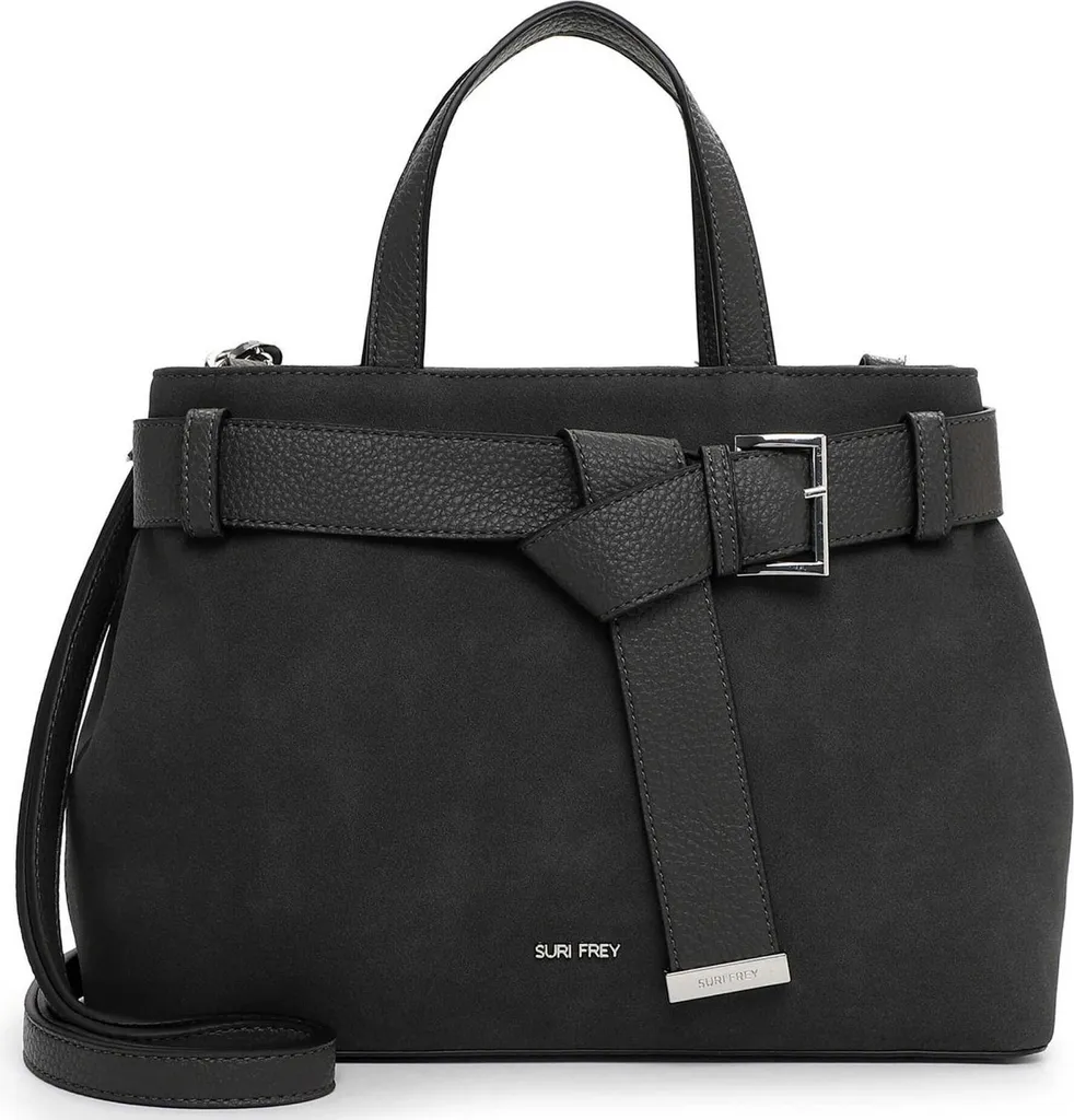 Sac à main gris SFY Libby SURI FREY avec finitions premium et souples