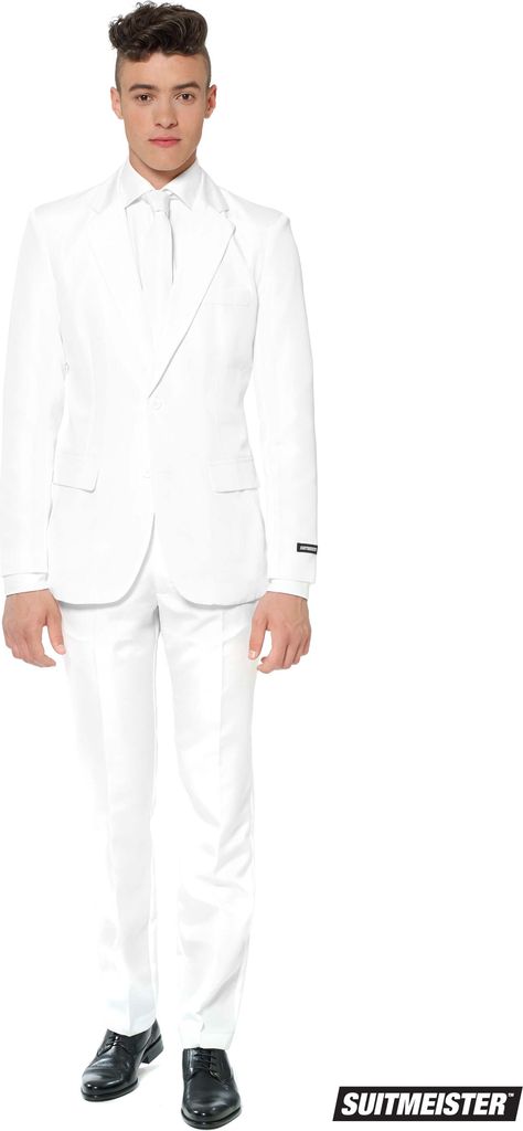 Suitmeister Partyanzug Solid White Produktbild 