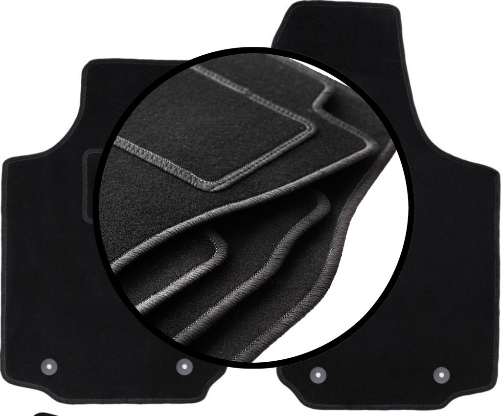 Komplettset Veloursmatten für: Opel Tigra B TwinTop, Cabrio (2003-2008)