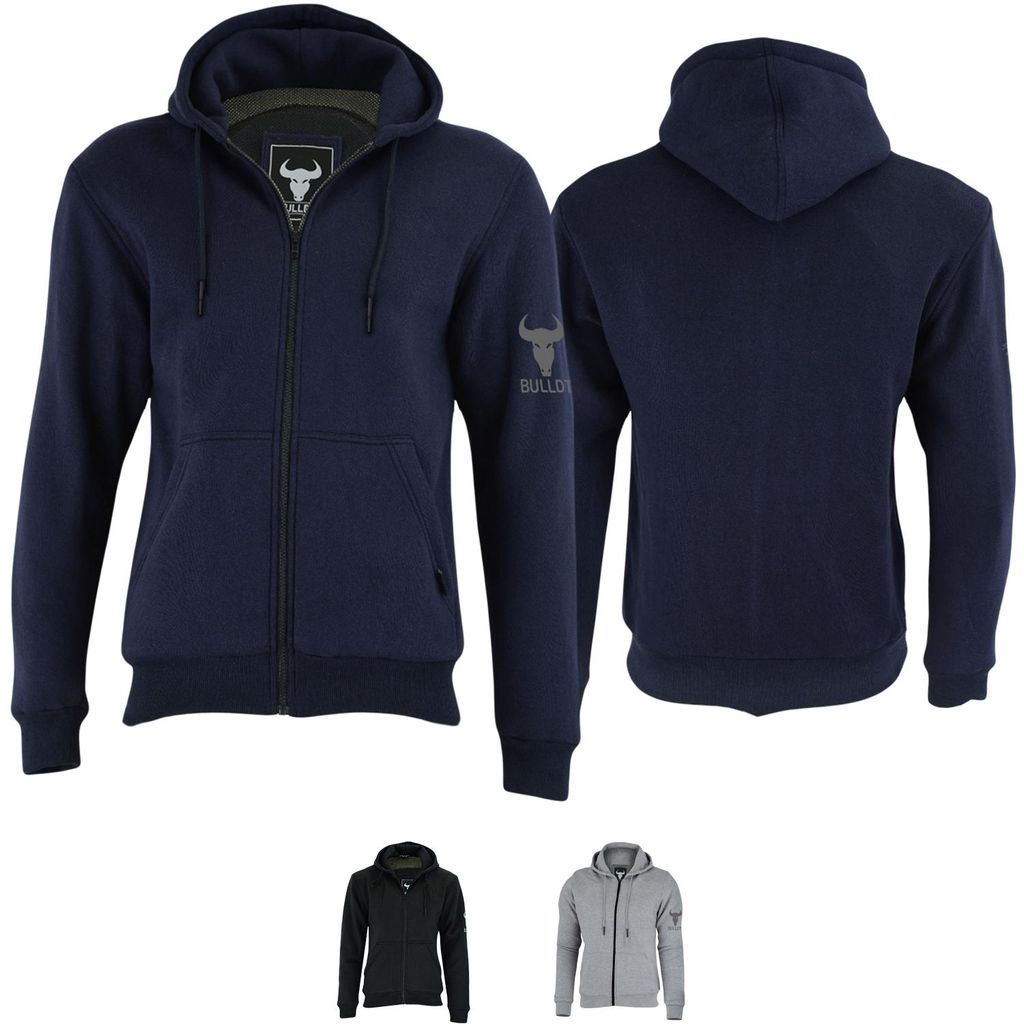 Herren Motorrad hoodie mit CE-Protektoren Produktbild 