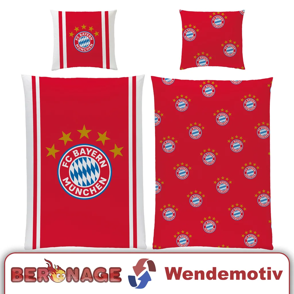 Set Letto FC Bayern Mia San Mia 135x200 - Cotone Premium Renforcé - 7