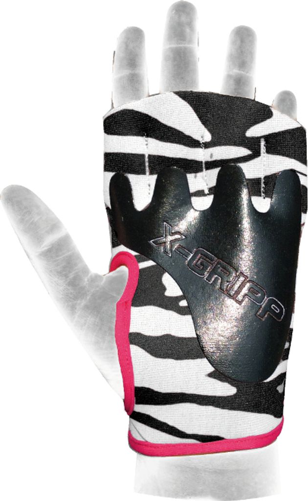 Chiba 40936 Lady Motivation Gloves (Black/White/Pink) L - Fitness-Zubehör - Handschuhe