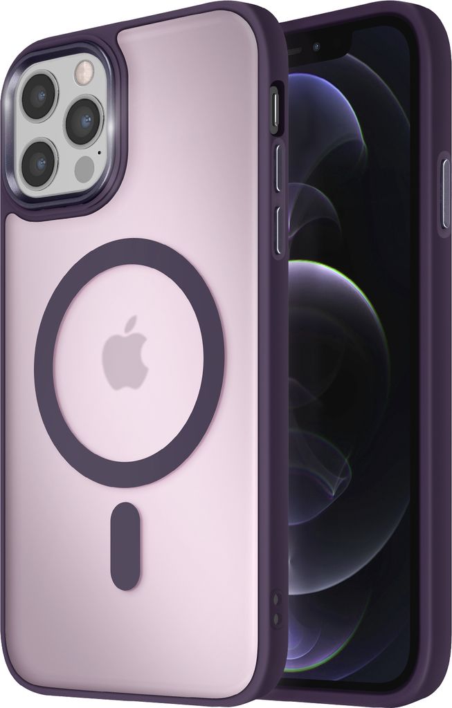 Avizar, MagSafe Hülle für Apple iPhone 12 Pro Max Frost Color, Violett