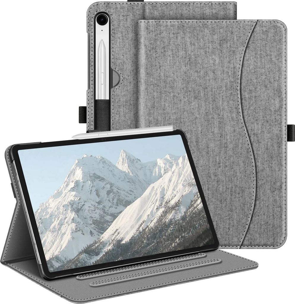 Fintie Hülle für Samsung Galaxy Tab S10 Lite/S10 FE/S9 FE 10.9" & S9 11" Tablet, Multi-Winkel Folio Schutzhülle mit Dokumentenfach und Auto Schl...