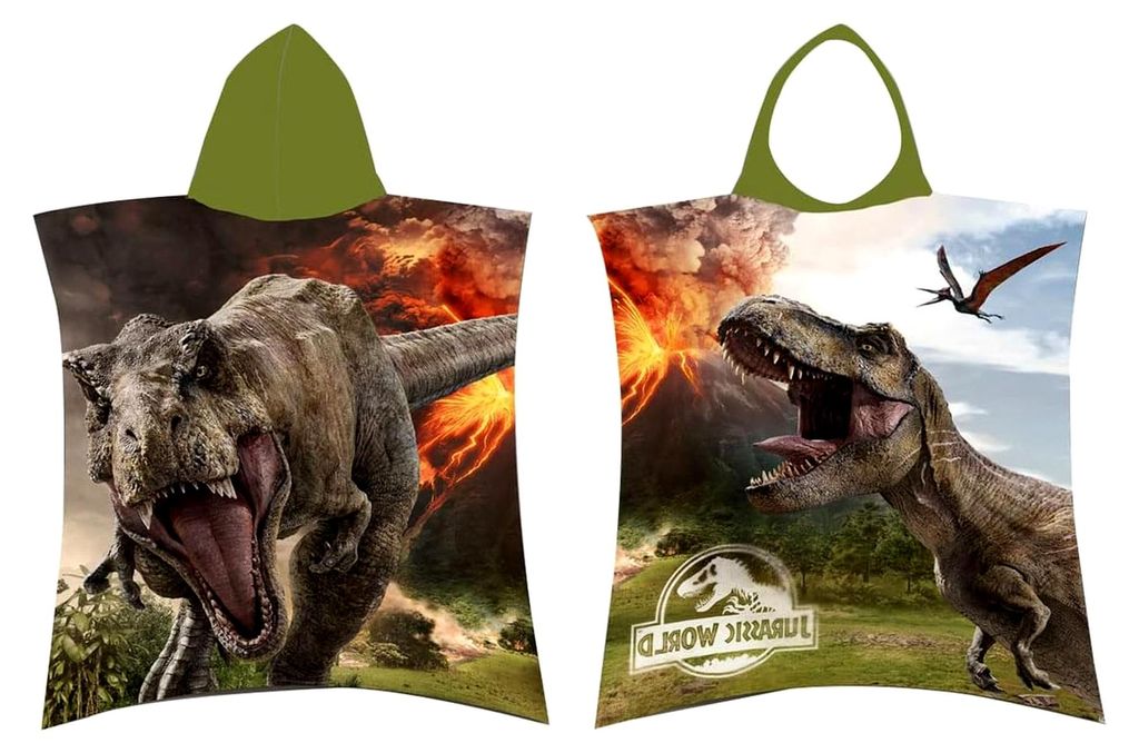 Badeponcho mit Kapuze Jurassic World 50x115cm