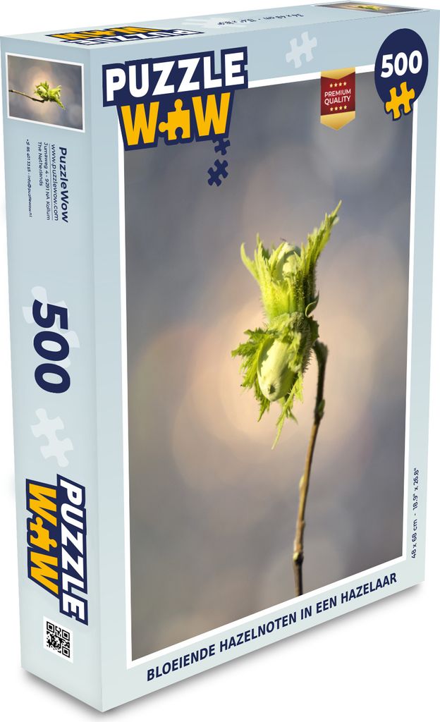 MuchoWow Puzzle 500 Teile Blühende Haselnüsse in einem Haselnussbaum - Denken - Spiel - Toy