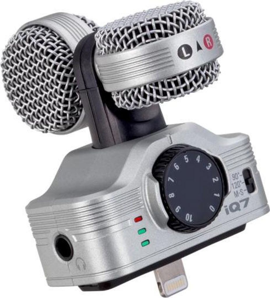 Zoom iQ7 Stereo Mikrofon für iOS-Geräte