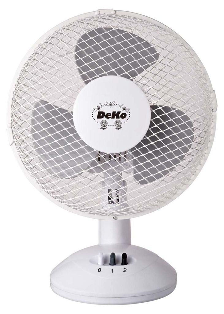 DeKon Tischventilator Stratos B 235 weiß Produktbild 