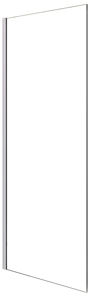 Duschspa Walk-In Dusche 80x200cm Duschwand Glanzverchromt Produktbild 
