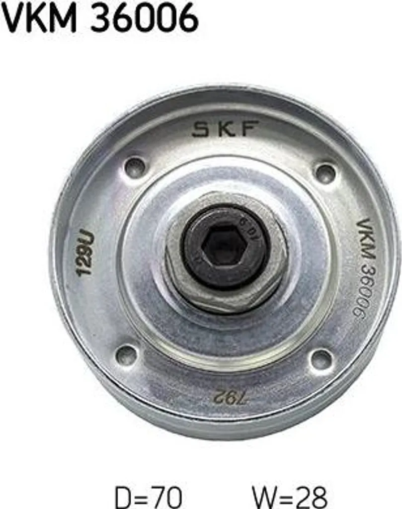 Éliminez les Bruits Moteur avec le Galet SKF VKM 36006 OE 7700851321