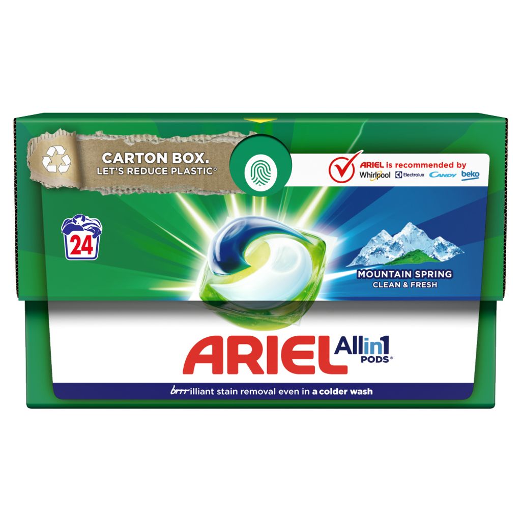 Ariel Mountain Spring Prací kapsle - 24 kusů Obrázek produktu 2