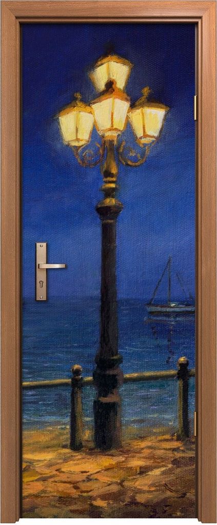 Türposter 70x200 cm Türaufkleber Türtapete Türfolie Klebefolie groß Sommerabend in Amalfi