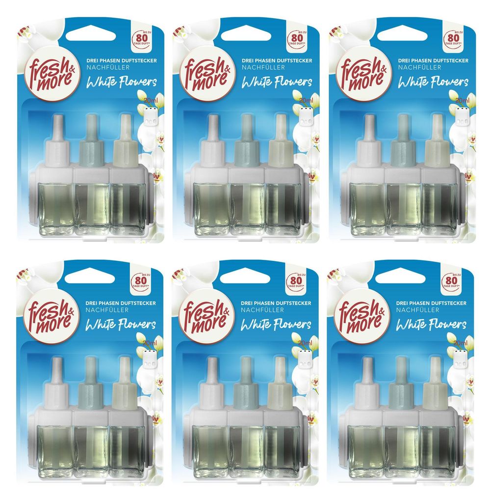 Fresh & More Nachfüllflakons 6x 20ml - Kompatibel mit Produktbild 