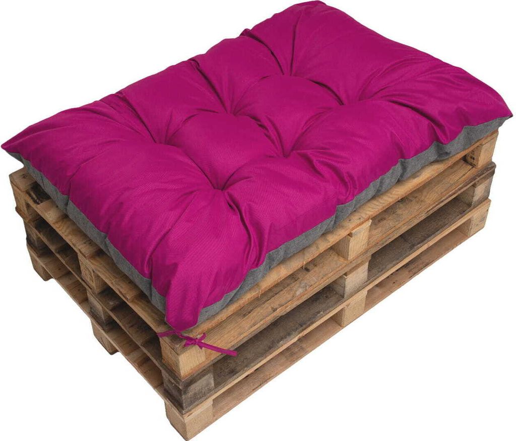 Palettenkissen 120×60 cm – Bequemes Sitzkissen für Palettensofa und Gartenlounge Palettenkissen Rosa Gartenkissen, palettenkissen outdoor