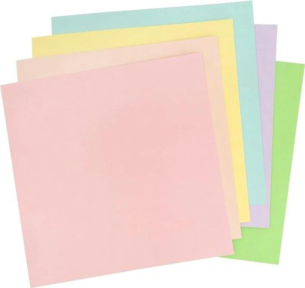 58 Feuilles de papier cartonné texturé pour pastels 12x12" cœur blanc