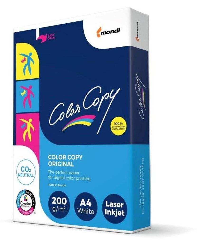 Mondi Color Copy Laserpapier 200 g/m² DIN-A4 1250 Blatt (5x Produktbild 