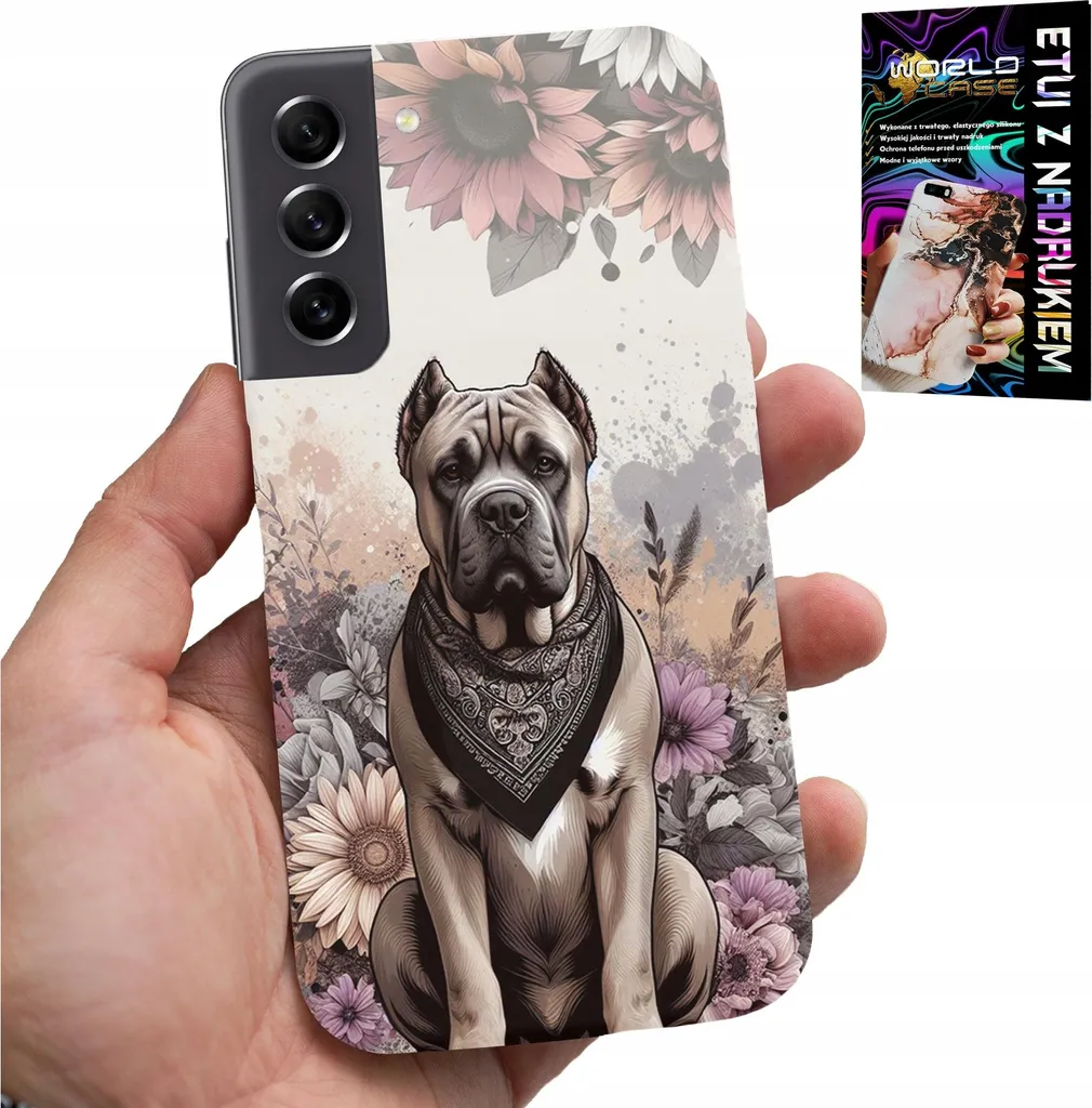 Cover Samsung S21 Cane di Razza: Protezione Silicone + Pellicola Vetro