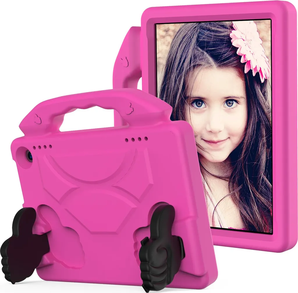 Custodia per Amazon Fire HD 8 Kids - Offerta Shock Rosa Anti-Caduta