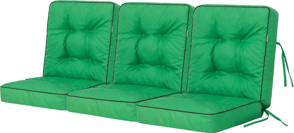 Schaukelkissen Venus Bankkissen Gardenkissen Schaukelauflagen Bankauflagen Auflagen Kissen Hollywoodschaukel Schaukel Bank, Rot, 110 x 150 cm