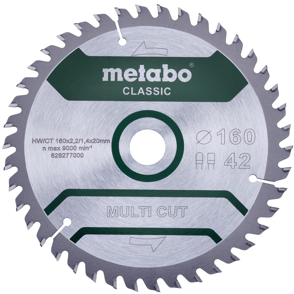 Metabo MultiCutClassic 160x20 42 FZ/TZ 10 Zdjęcie produktu 