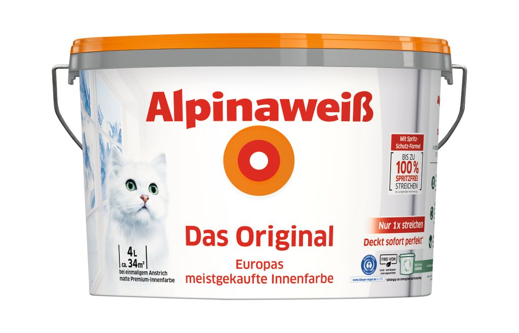 Alpinaweiß Das Original 4 Liter matt Produktbild 