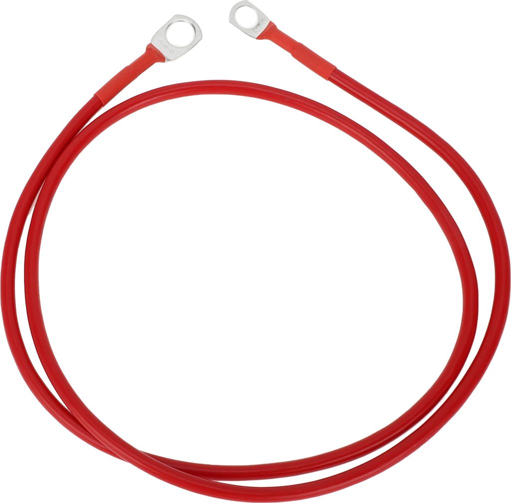 1 Stk. Batterie-Wechselrichterkabel 10 AWG Gauge 3FT 3/8" Lug 5/16" Lug Batteriekabel Universal für Auto Fahrzeug Boot Wohnmobil Solar verzinntes ...