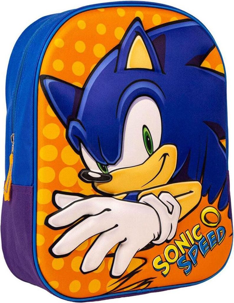 Plecak 3D Sonic The Hedgehog, rozmiar 31 cm Zdjęcie produktu 