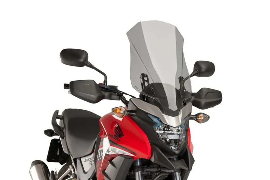 Bulle Touring PUIG Fumé pour Honda : Écran de Protection 520x310mm