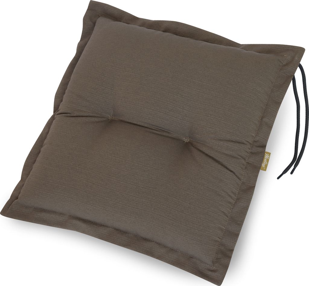 Herlag Hockerauflage Ava 50x50x9cm für Gartenhocker Taupe Produktbild 