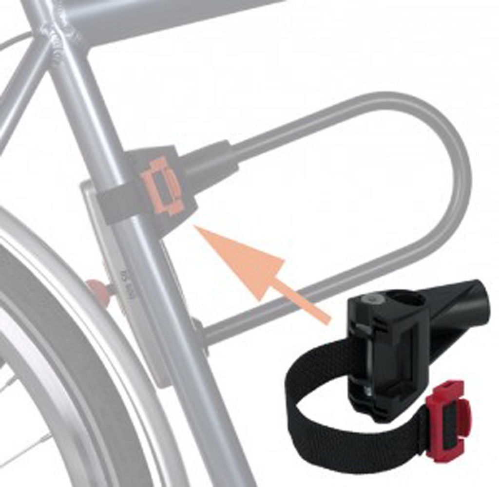 Trelock Schlosshalter ZB 502 für Bügelschlösser schwarz Produktbild 1