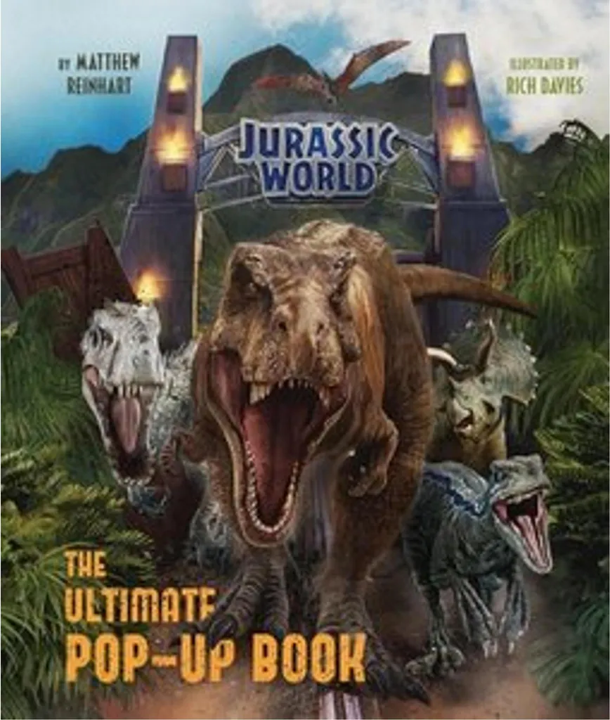 Cadeau Jurassic World : Livre Pop-up Interactif pour Fans de Dinosaures
