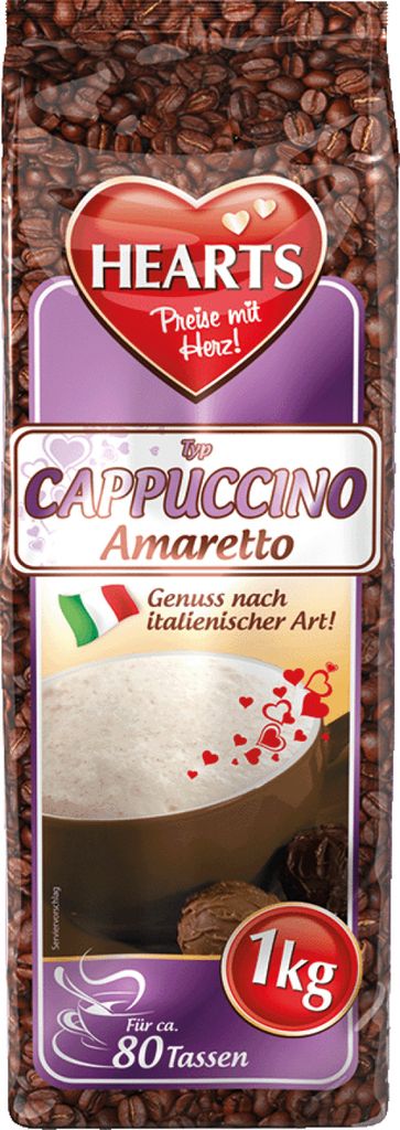 Hearts Cappuccino Amaretto 1 kg Produktbild 2