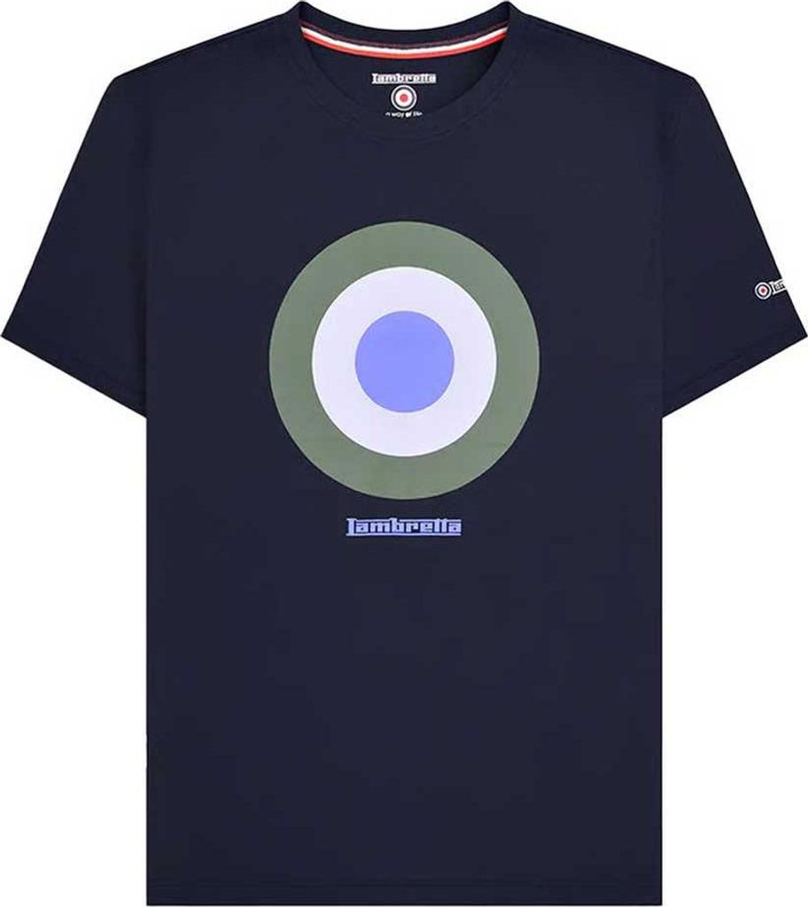 Lambretta - T-Shirt für Herren LB326 (S) (Marine)