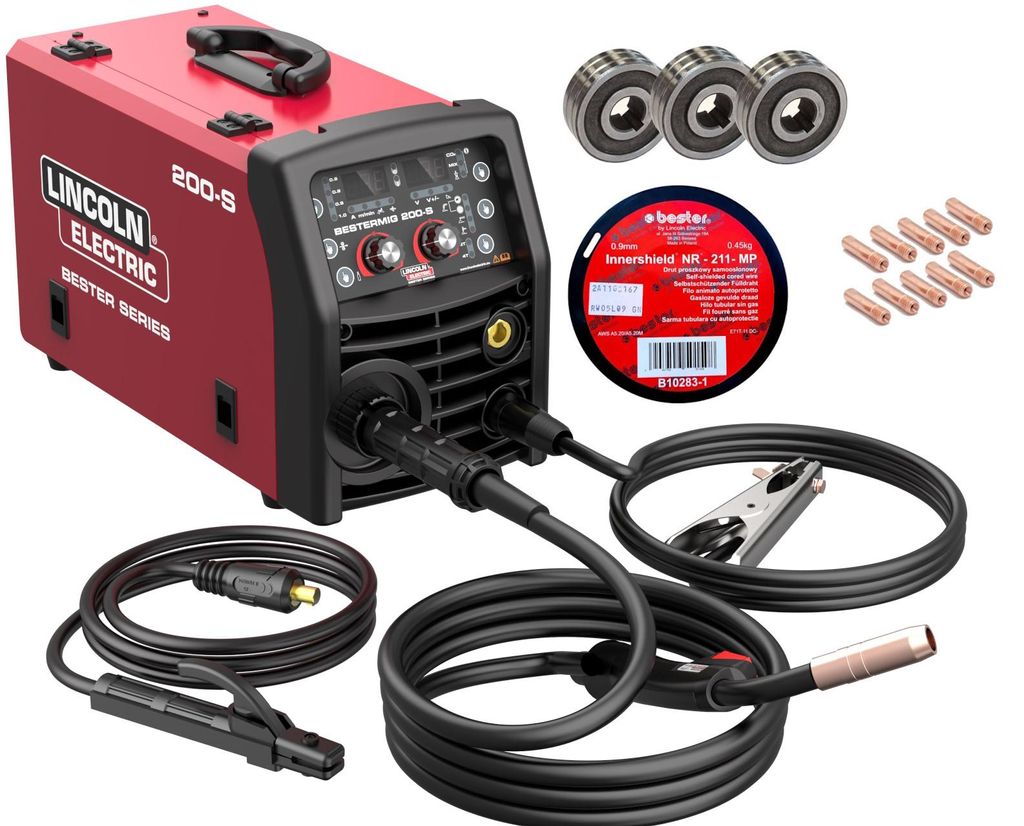 LINCOLN ELECTRIC BESTER SERIES MIG 200-S Synergie – MIG/MAG Productafbeelding 