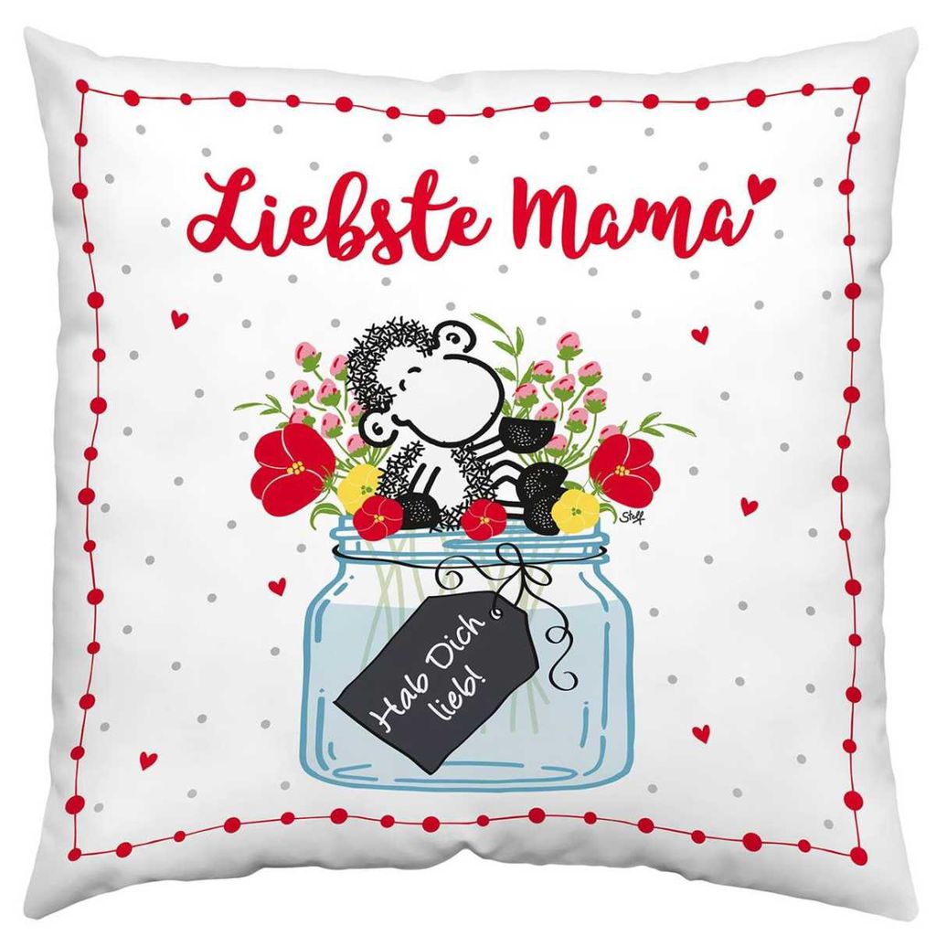 Baumwoll-Kissen "Liebste Mama" Produktbild 