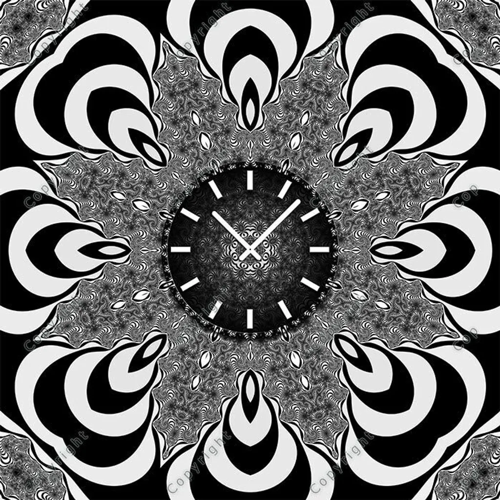 Orologio Dixtime 4316 Wall Art 50x50 | Design Moderno High-End