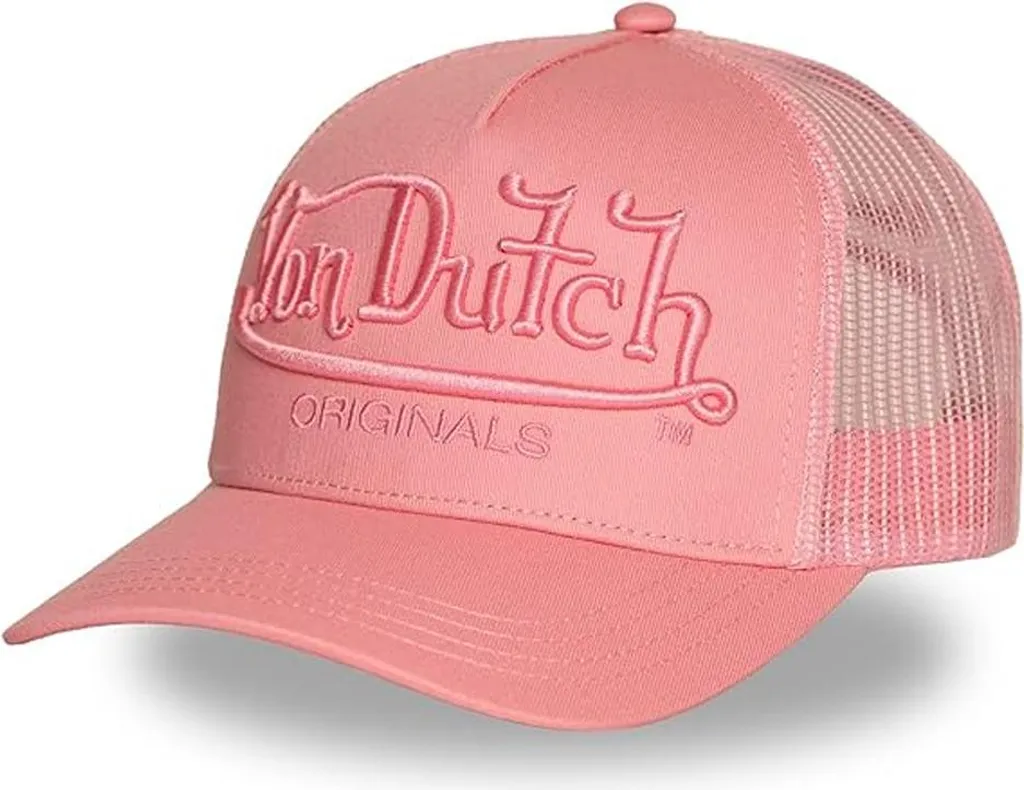 Casquette Dutch Originals Rose en Mesh Respirant - Finition Premium