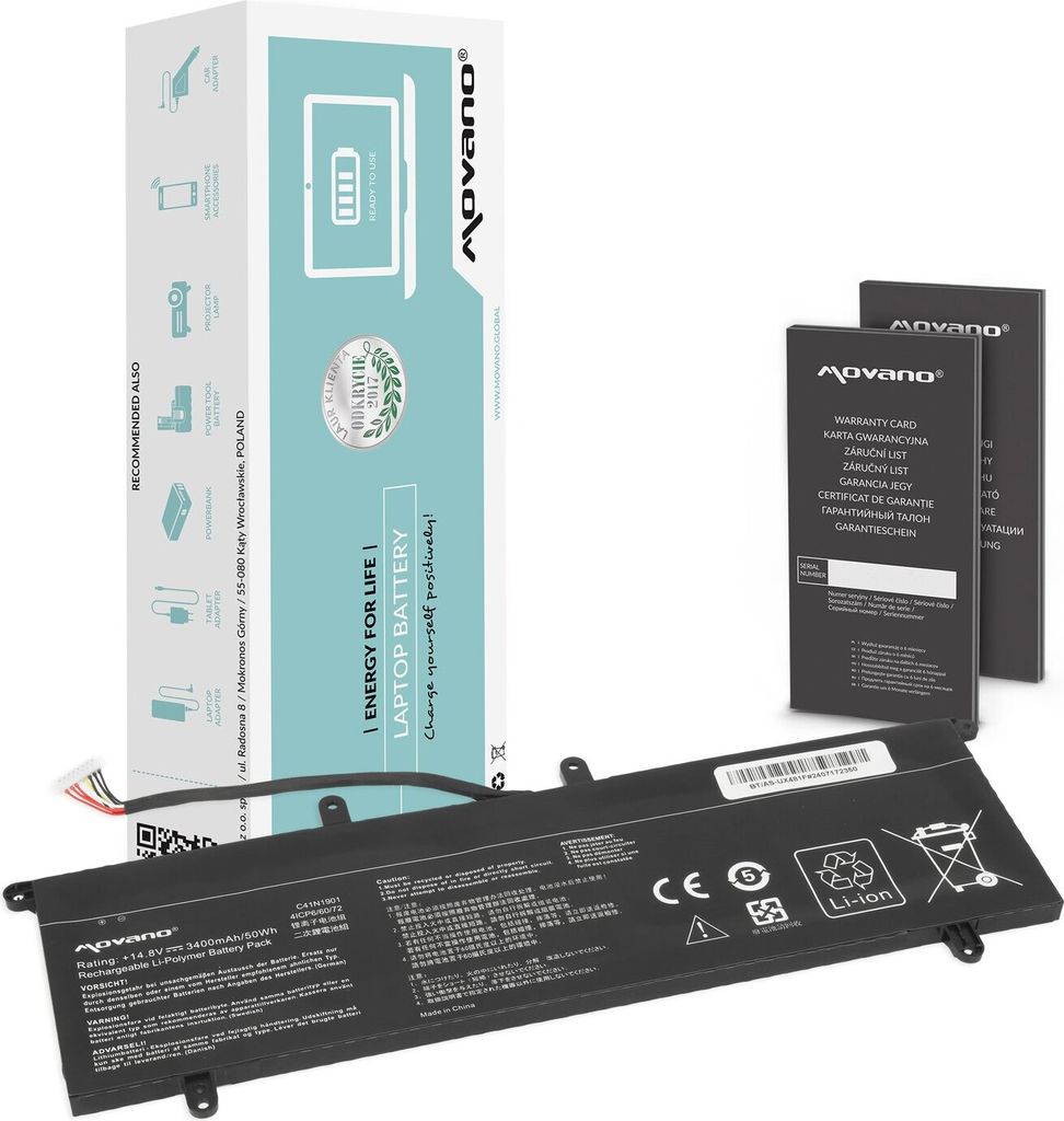 C41N1901 Akku für Asus ZenBook Duo 14 UX481 UX481FA UX481FL