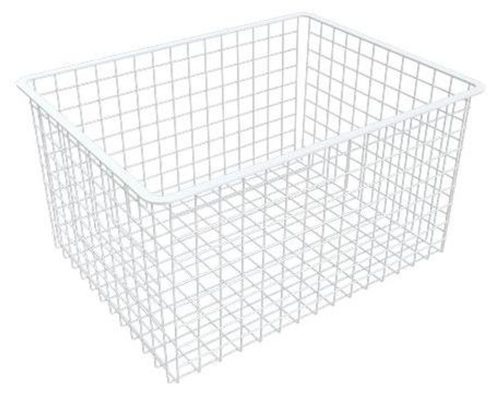 INTEGRI Weiss Drahtkorb 285mm Garderobensystem Schubkorb Aufbewahrung Organizer