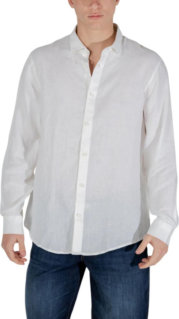 Armani Exchange Herren Hemd Weiß 483357 : Größe - L Größe: L