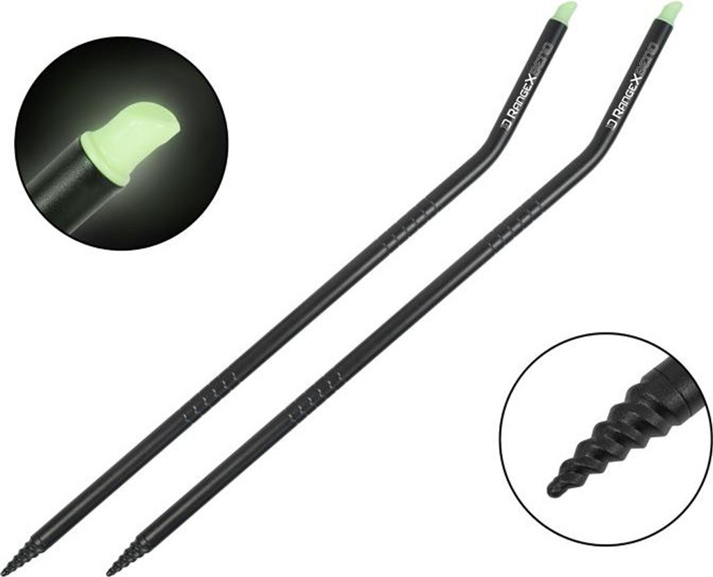 DELPHIN RangeX BEND, Distanzstangen, 62cm, schwarz, 101005638